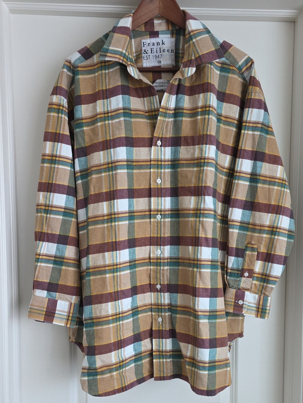 NWOT Frank & Eileen Mackenzie Flanel Shirt